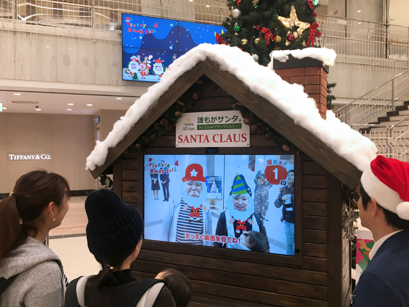 鶴屋百貨店　クリスマス　しくみデザイン